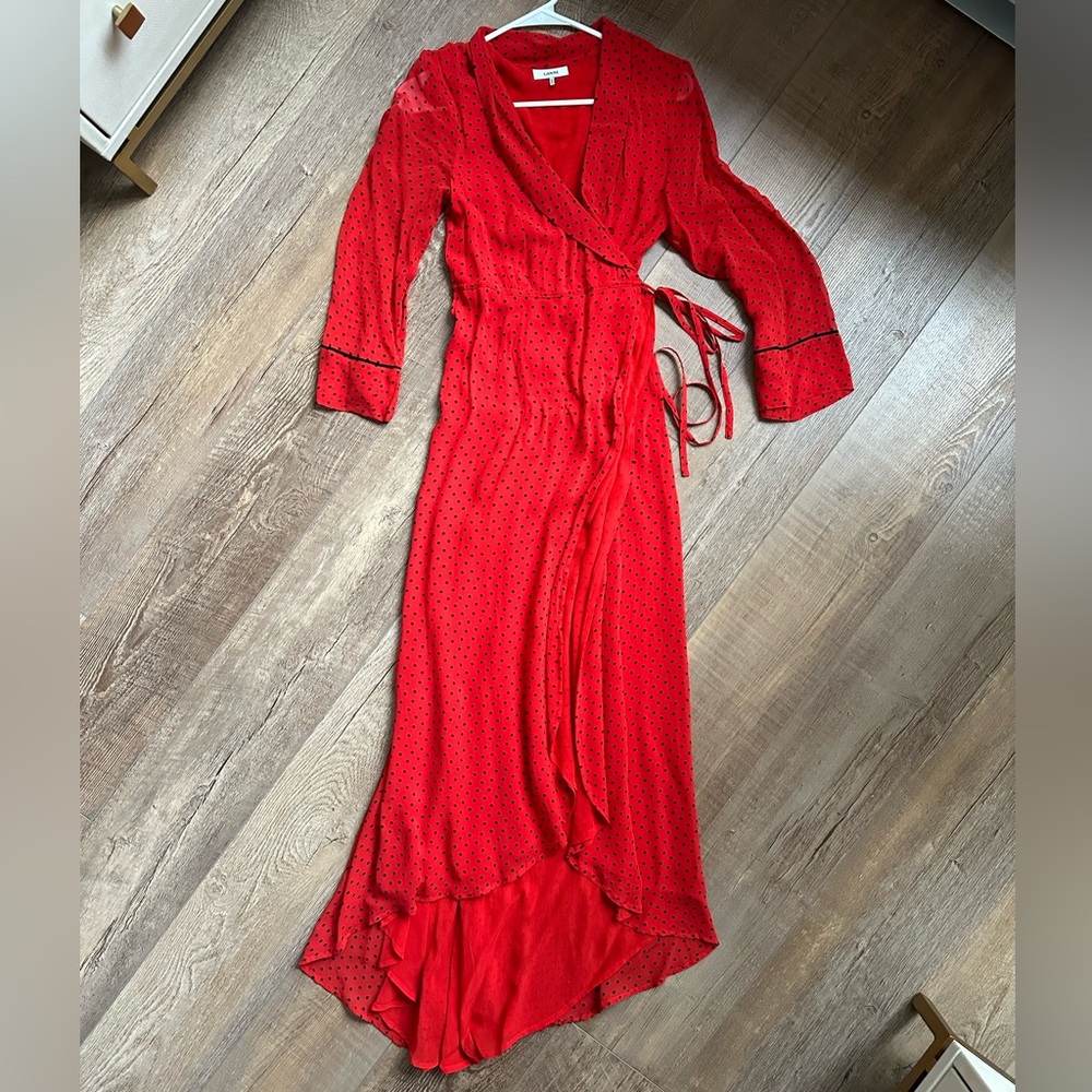 Ganni wrap dress, size 36